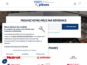'1001pieces.com' screenshot