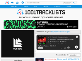 '1001tracklists.com' screenshot