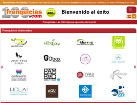 '100franquicias.com' screenshot