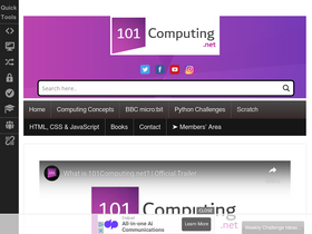 '101computing.net' screenshot