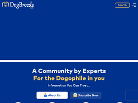 '101dogbreeds.com' screenshot