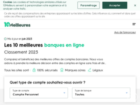 '10meilleuresbanques.fr' screenshot