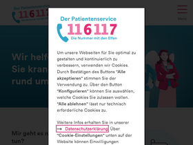 '116117.de' screenshot