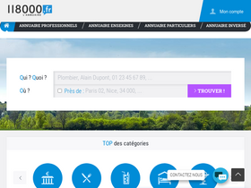 '118000.fr' screenshot