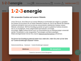 '123energie.de' screenshot