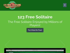 '123freesolitaire.com' screenshot
