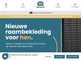 '123jaloezie.nl' screenshot