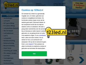 '123led.nl' screenshot