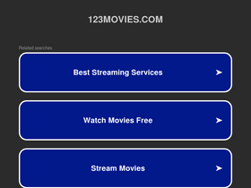 '123movies.com' screenshot