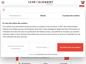 '123roulement.com' screenshot
