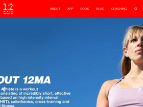 '12minuteathlete.com' screenshot