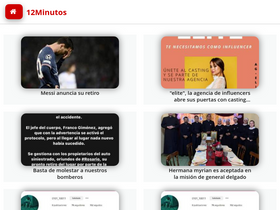 '12minutos.com' screenshot