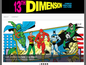 '13thdimension.com' screenshot