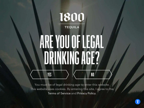 '1800tequila.com' screenshot