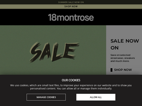 '18montrose.com' screenshot