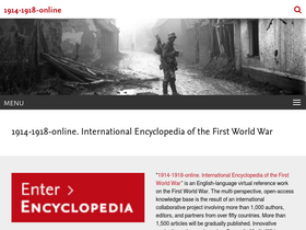 '1914-1918-online.net' screenshot