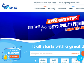 '1byte.com' screenshot