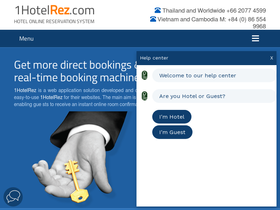 '1hotelrez.com' screenshot