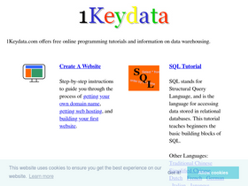 '1keydata.com' screenshot