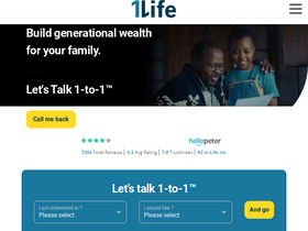 '1life.co.za' screenshot
