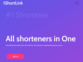 '1shortlink.com' screenshot