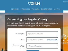 '211la.org' screenshot