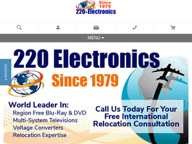 '220-electronics.com' screenshot
