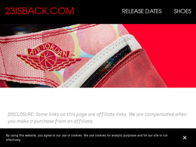 '23isback.com' screenshot