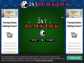 '247blackjack.com' screenshot