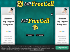 '247freecell.com' screenshot