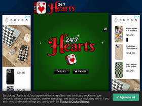'247hearts.com' screenshot