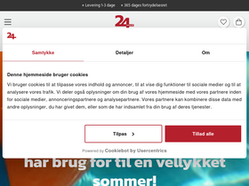 '24hshop.dk' screenshot