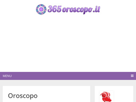 '365oroscopo.it' screenshot