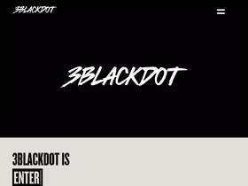 '3blackdot.com' screenshot