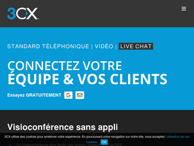 '3cx.fr' screenshot