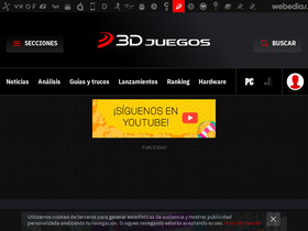 '3djuegos.com' screenshot