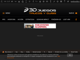'3djuegosguias.com' screenshot