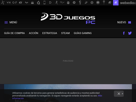 '3djuegospc.com' screenshot