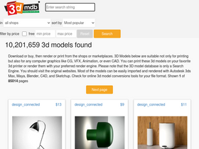 '3dmdb.com' screenshot