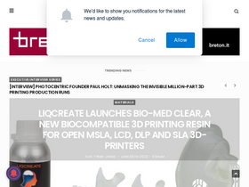 '3dprintingindustry.com' screenshot