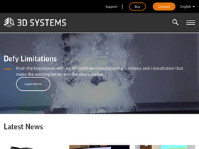 '3dsystems.com' screenshot