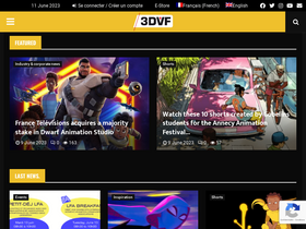 '3dvf.com' screenshot