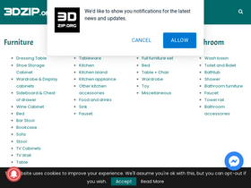 '3dzip.org' screenshot