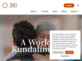 '3ho.org' screenshot