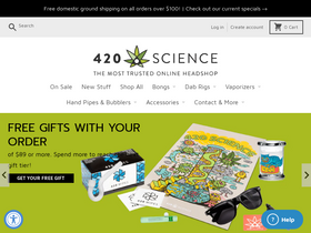 '420science.com' screenshot