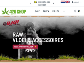'420shop.nl' screenshot