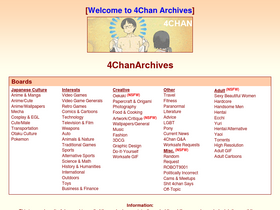 '4chanarchives.com' screenshot