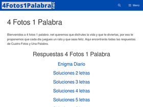'4fotos1palabra.net' screenshot