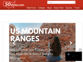 '50states.com' screenshot