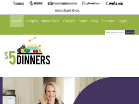 '5dollardinners.com' screenshot